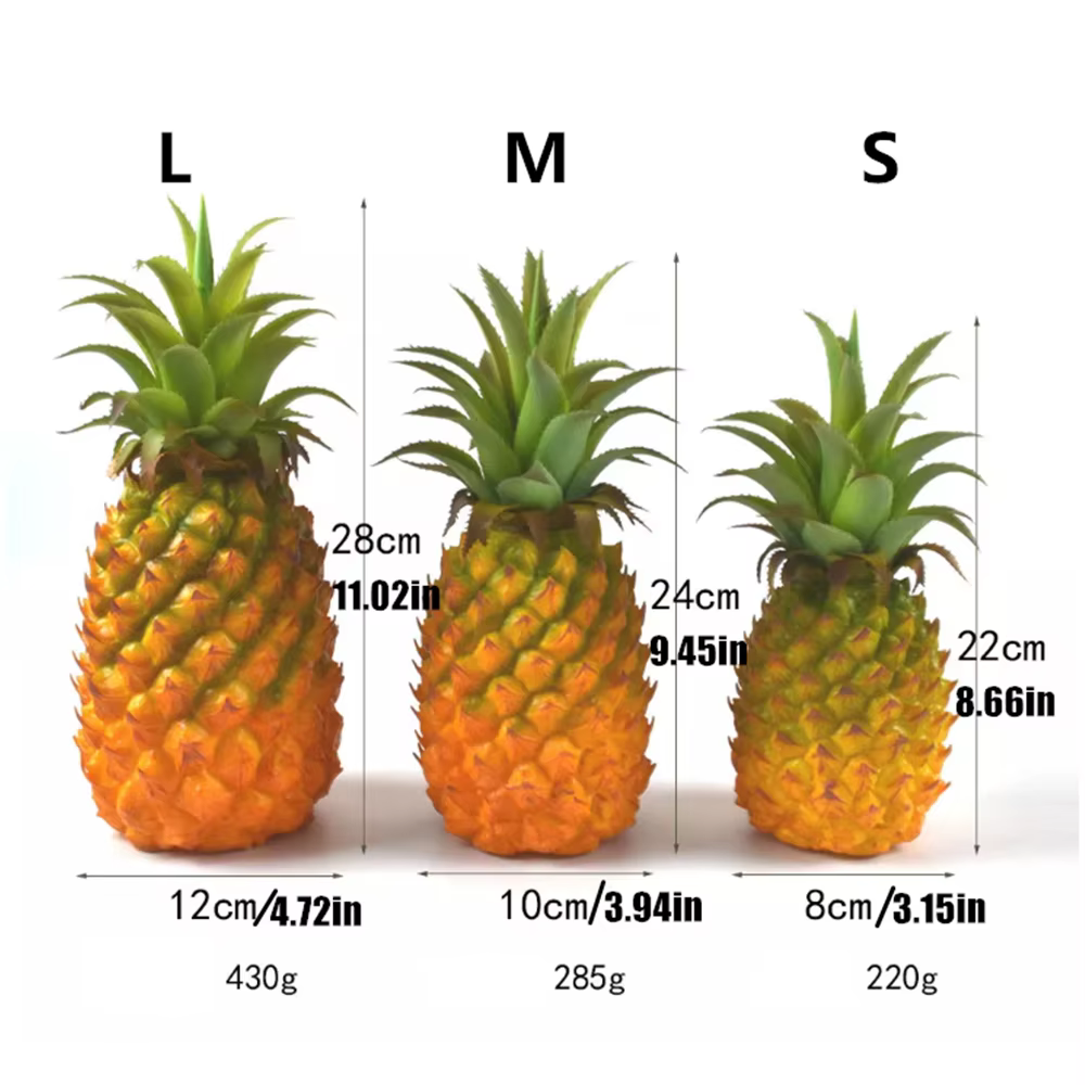 Grand ananas jaune Fruits tropicaux