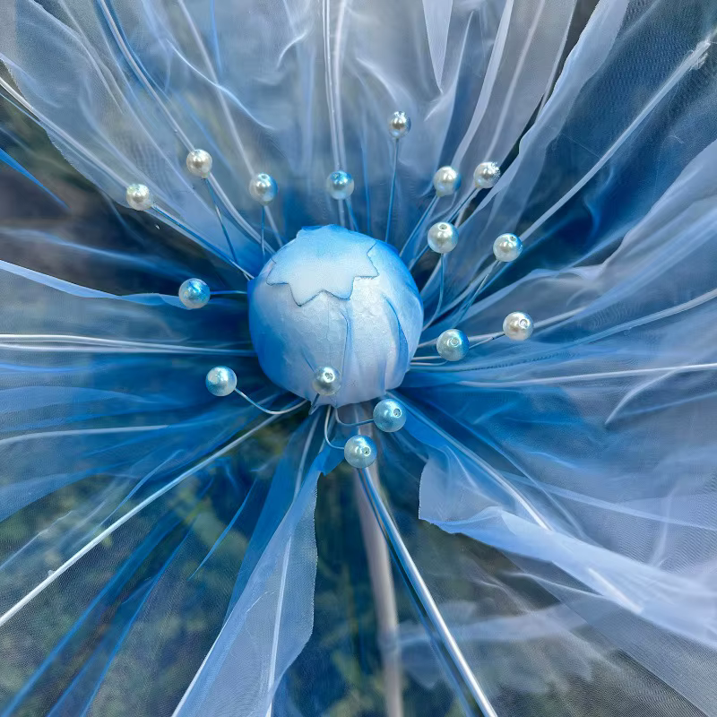 Grands fleurs artificielles en soie