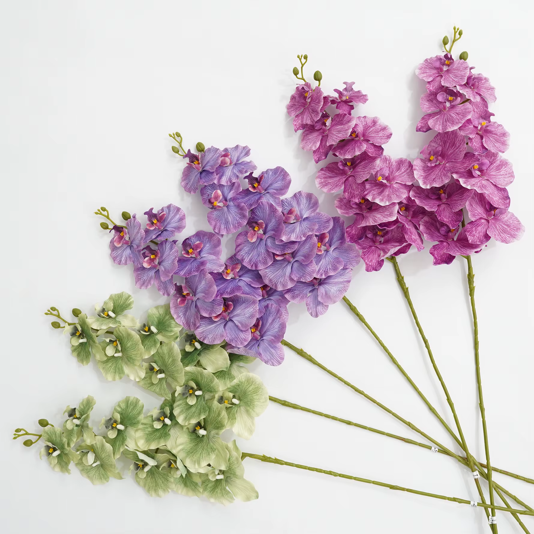 CHUXIN C4345 Bouquets d'orchidées artificielles à 9 têtes