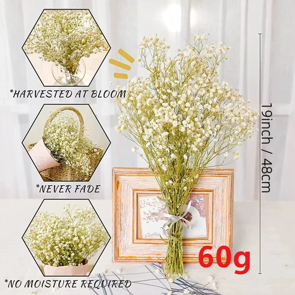 Bouquet de fleurs séchées pour bébé