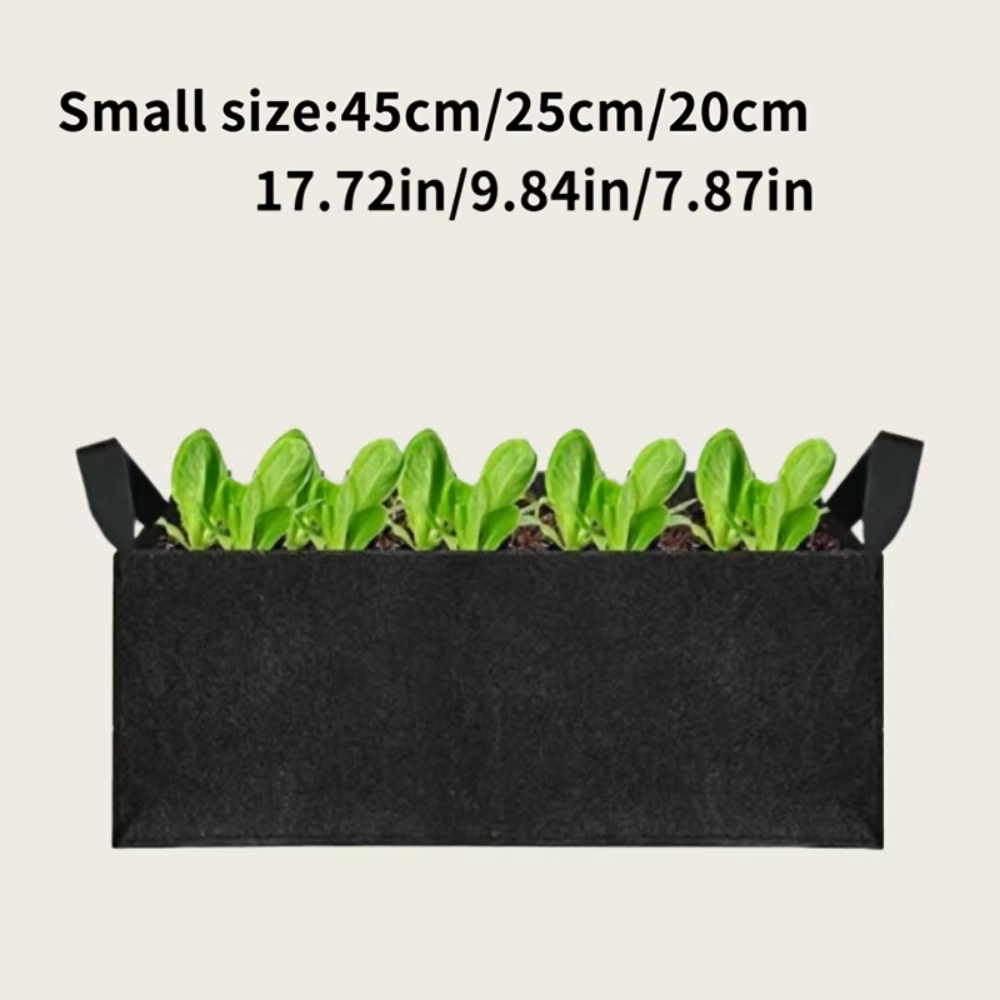 Sac de plantation carré respirant