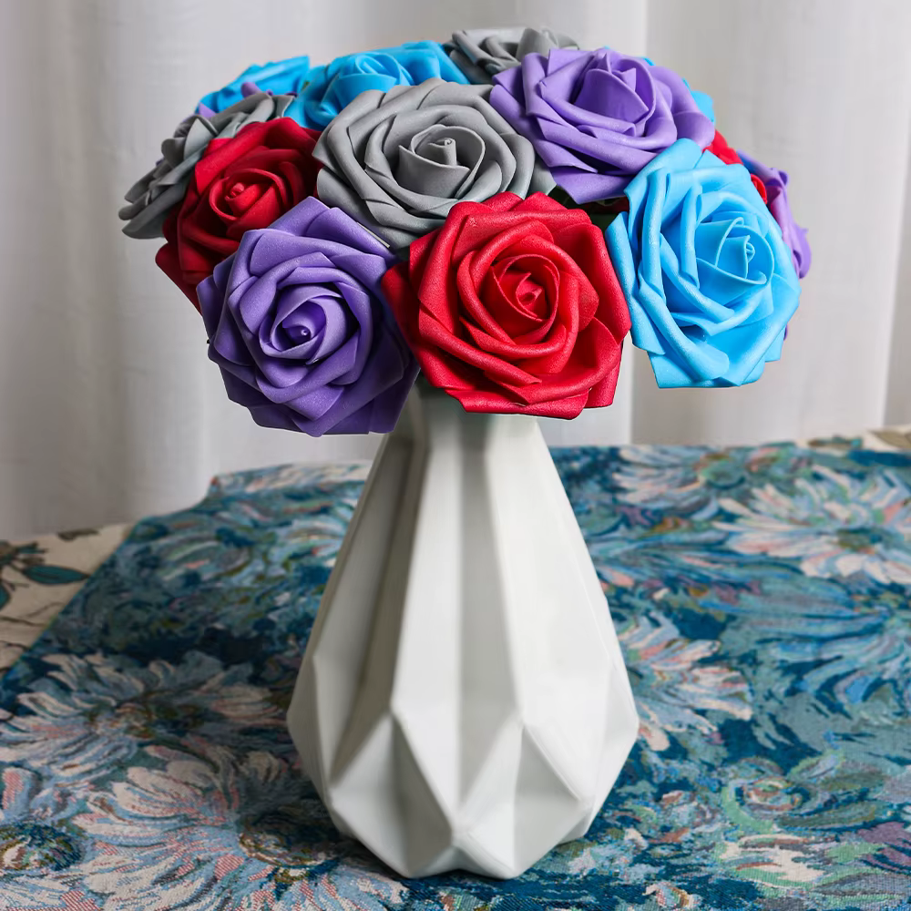 Roses Artificielles en Mousse PE