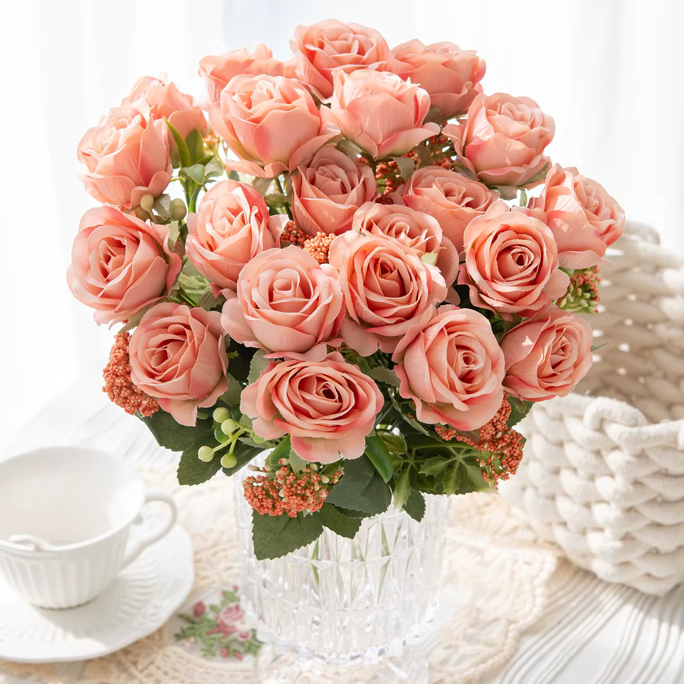 Fleurs Artificielles en Soie