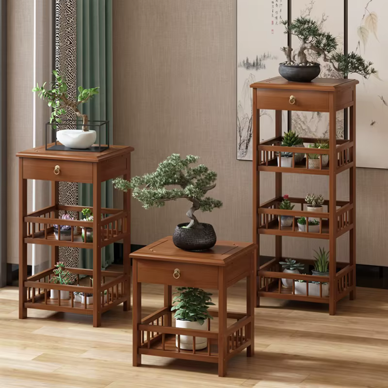 Support pour plantes sur pied de Style chinois
