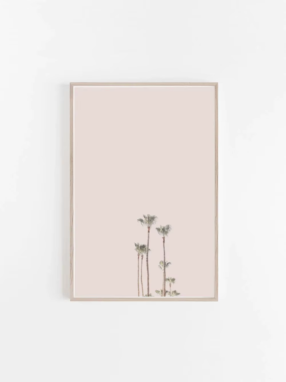 Peinture sur toile pastel botanique moderne