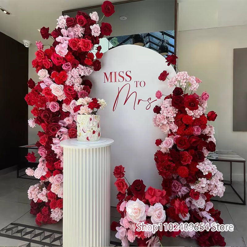 Idées de décorations de mariage en rose bordeaux