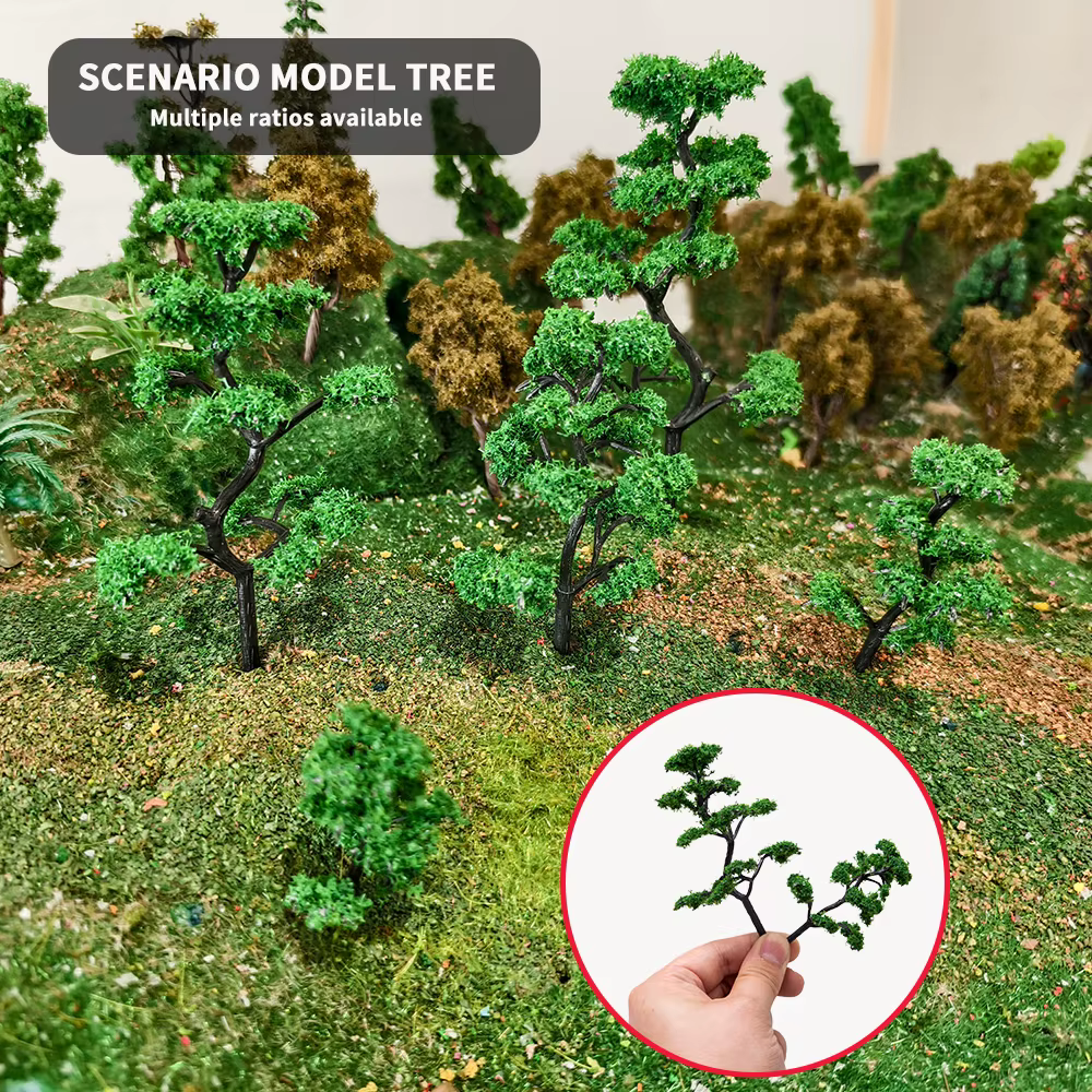 Plantes de Simulation d'arbres verts miniatures de 4 à 12cm