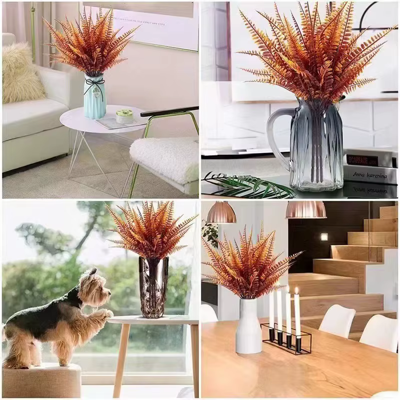 Plantes Artificielles Décoration d'Automne pour la Maison et le Jardin