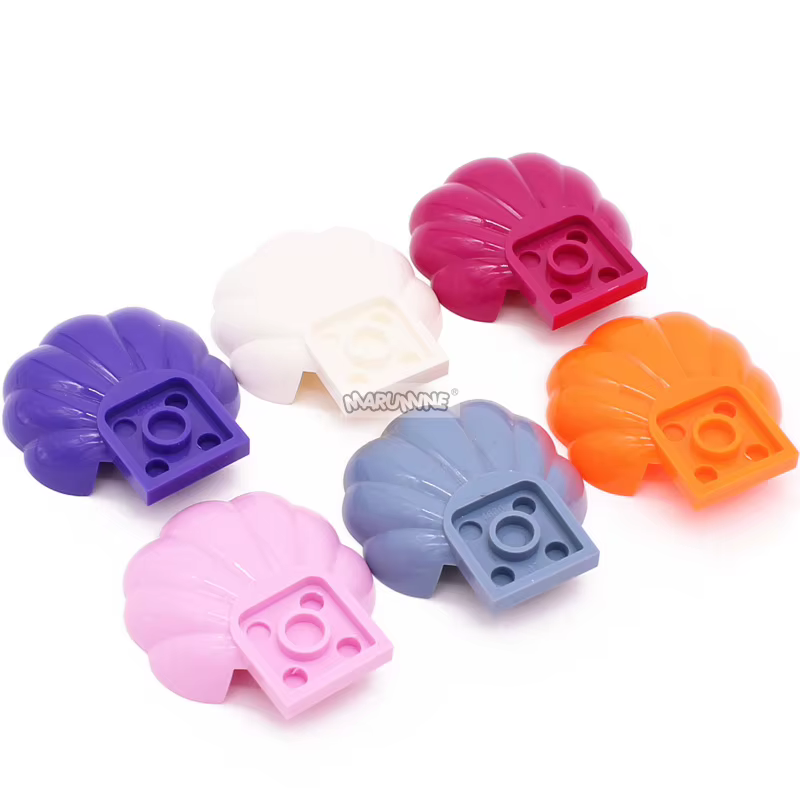 Marumine MOC – pièces de fleurs de palourde avec 4 goujons