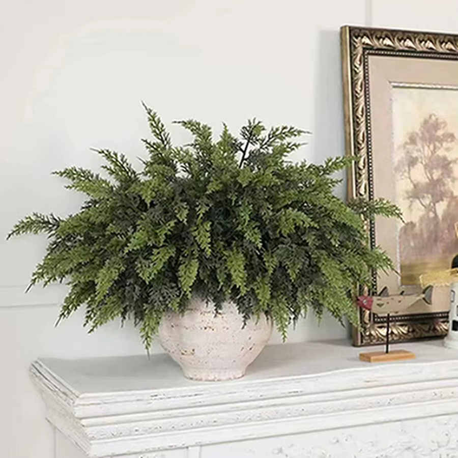 1pc Plante Artificielle Feuilles De Noël Arbre Partie Maison Chambre Décoration de Table En Plein Air Cour Matériaux Fleur De Mariage Accessoire