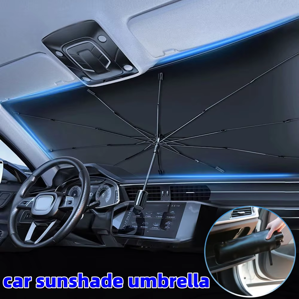 Pare-soleil spécifique pour voiture, accessoire de protection solaire, parapluie pare-soleil pour pare-brise intérieur, accessoires extérieurs