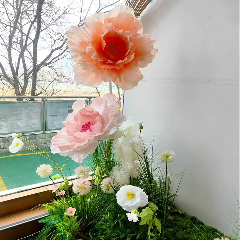 Crêpe géante artificielle en papier