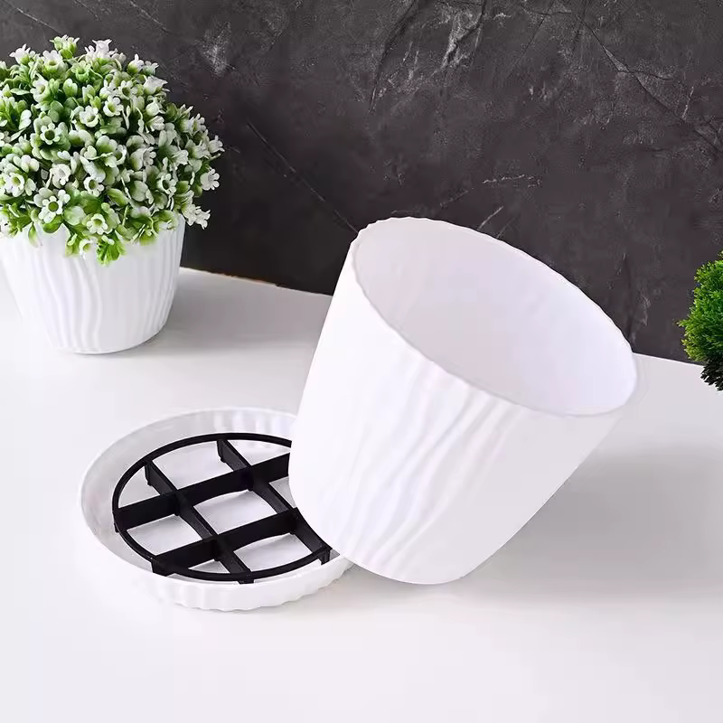 Coussin de Pot de fleur à grille circulaire