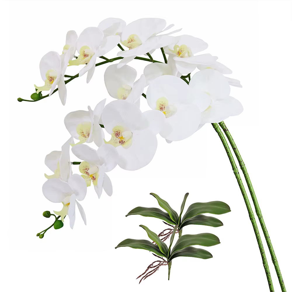 Branches de fleurs artificielles Phalaenopsis