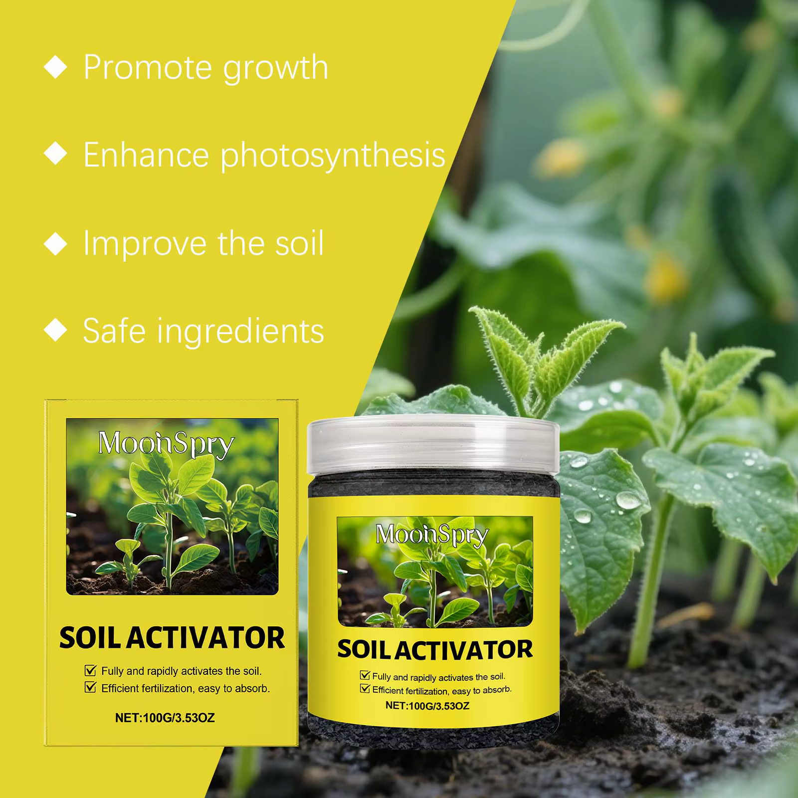 L'activateur de sol endure le sol compact fournit des éléments de trappe