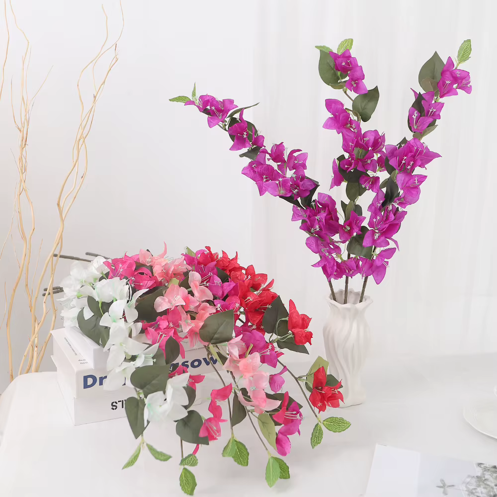 Fleur papillon artificielle pour la décoration de la maison