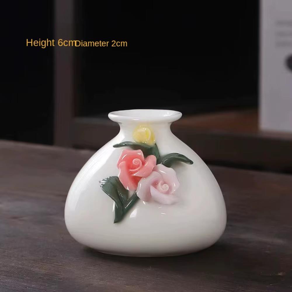 Vases à fleurs hydroponiques en céramique faits à la main