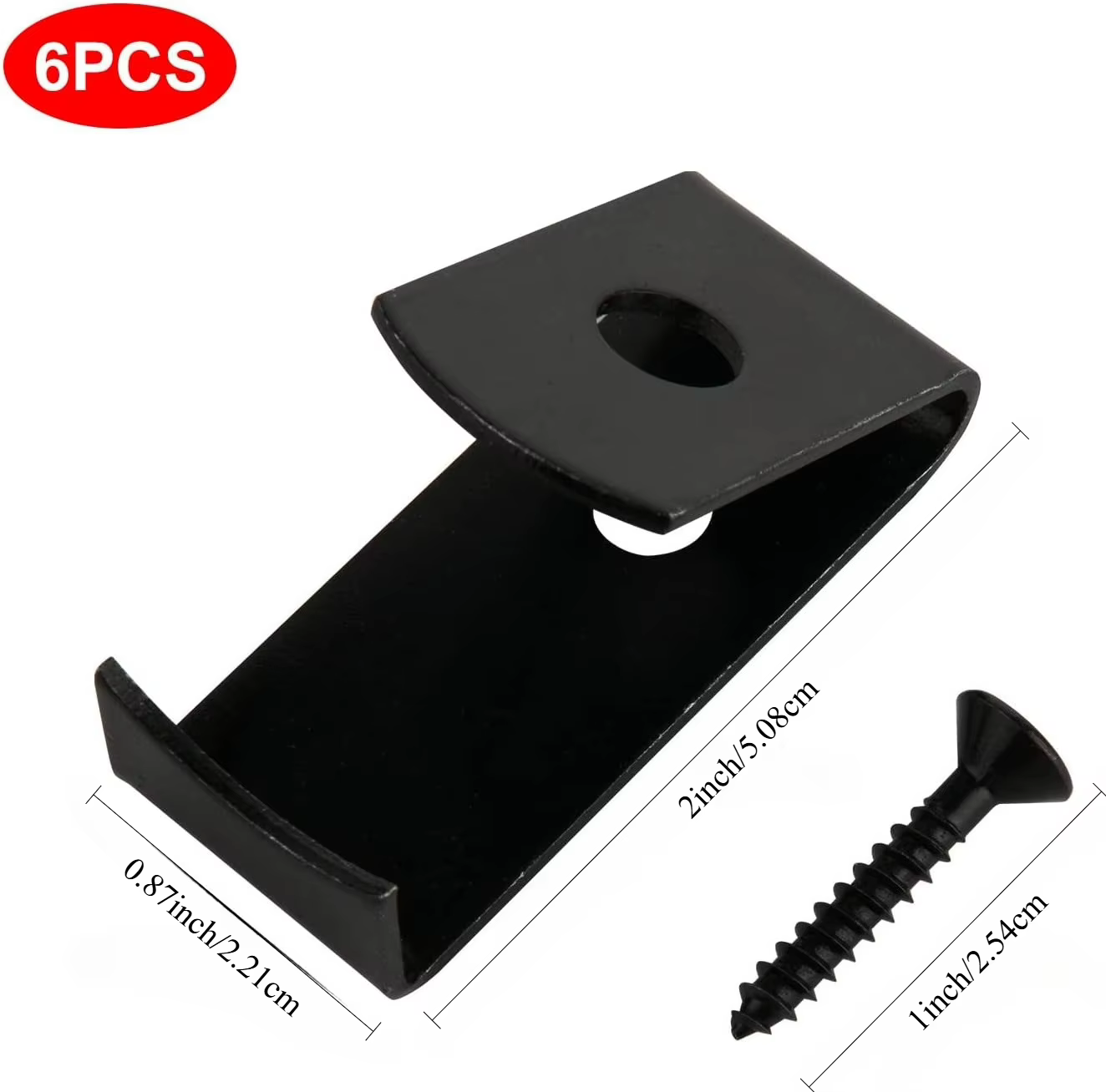 6 clips pour pots de fleurs
