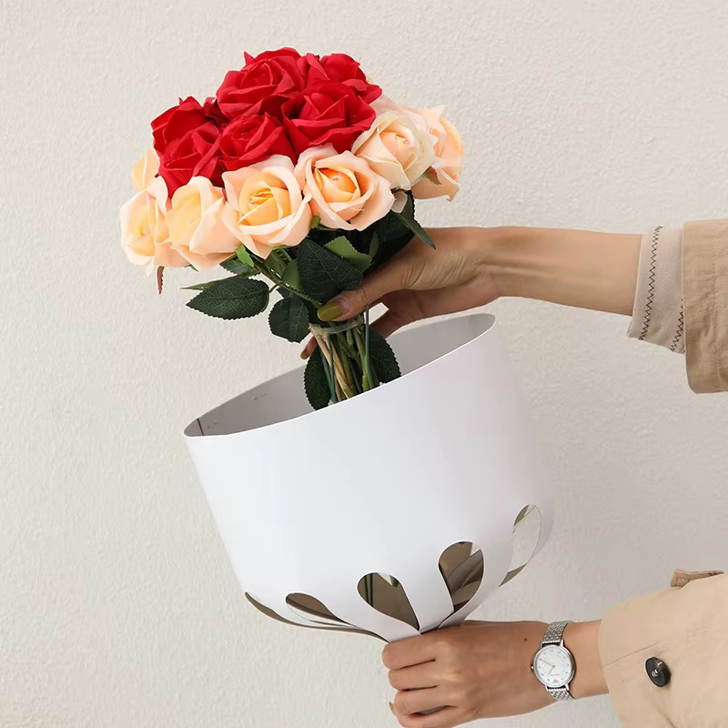 Papier Kraft pour Doublure de Fleurs Rose GT