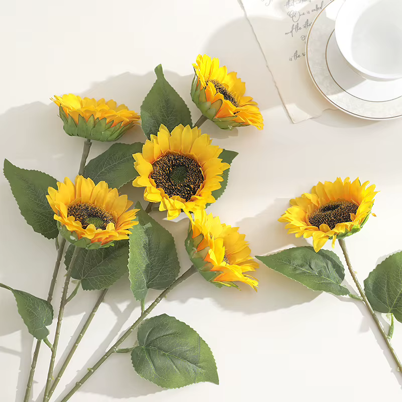Bouquet de fleurs artificielles tournesol