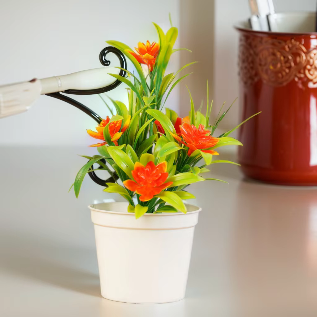Bonsaï Vert Artificiel en Pot pour la Décoration Intérieure Plantes Artificielles