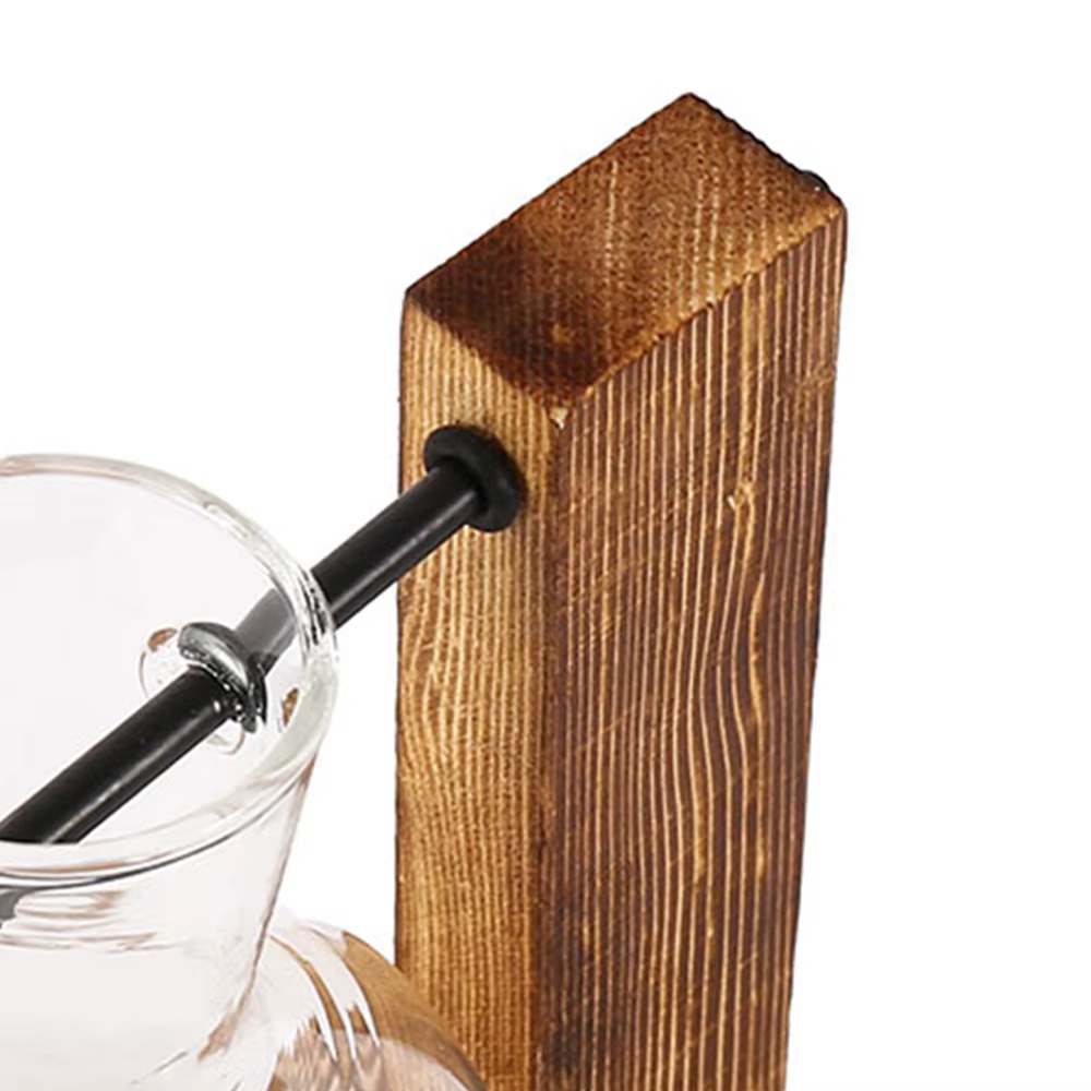 Vase à ampoules de jardinière de bureau en verre créatif