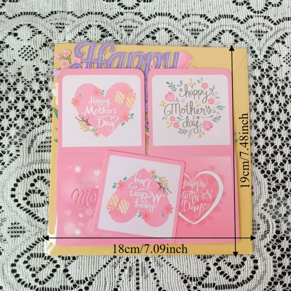 Cartes de Vœux Fête des Mères Bouquet Floral