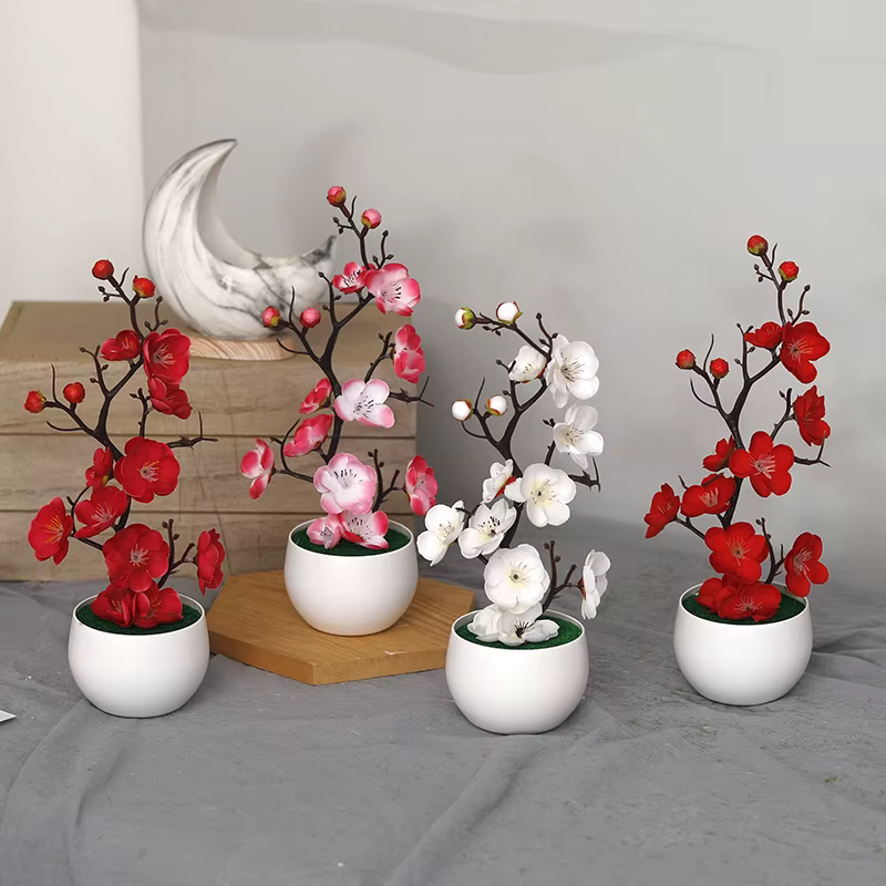 Fausses Branches de pin PE vertes de noël