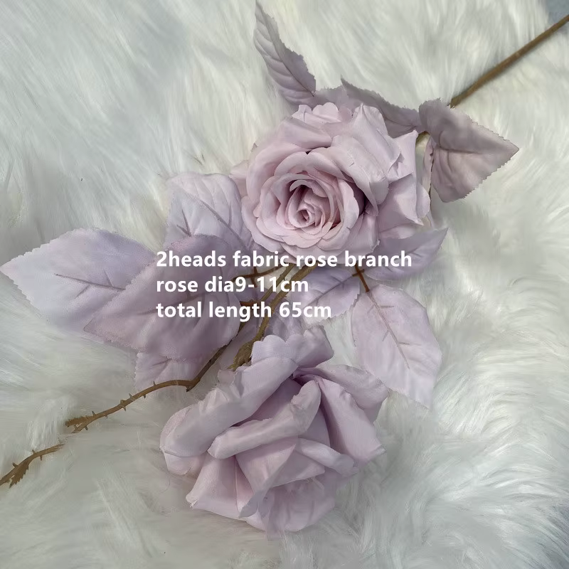 Décor de mariage Rose violet fleur artificielle pivoine orchidée rangée guide routier