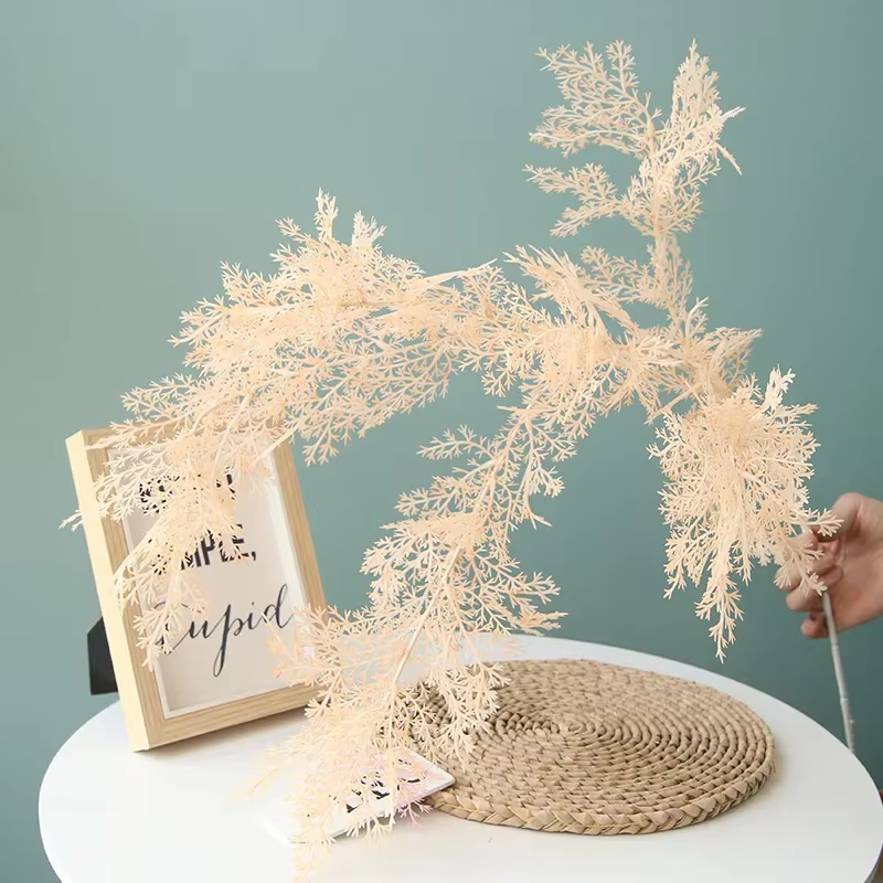 Fleurs artificielles en plastique pour décoration de fond