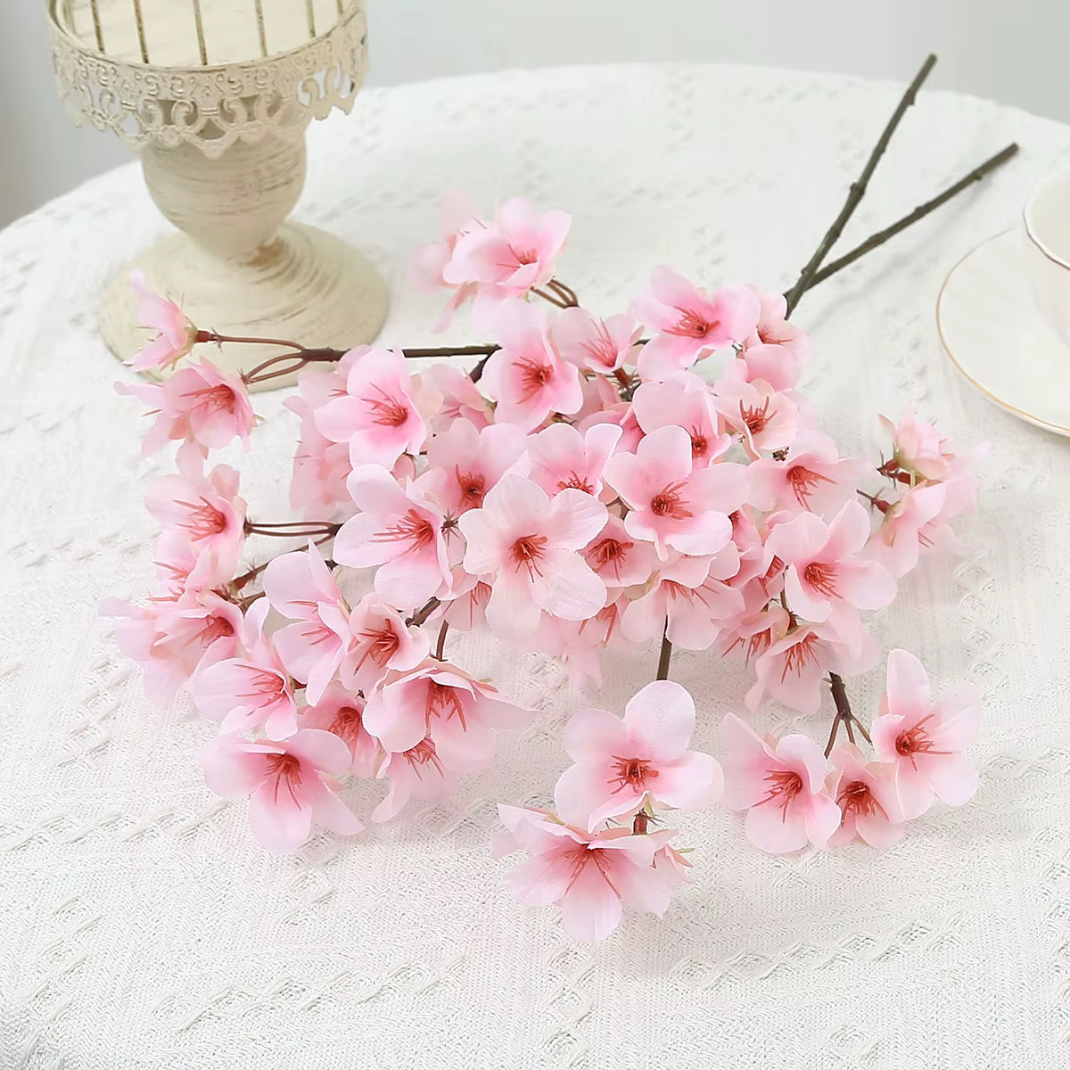 Fleurs artificielles en soie
