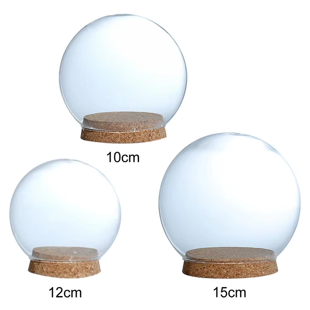 Verre Décoratif avantavec Base en Bois