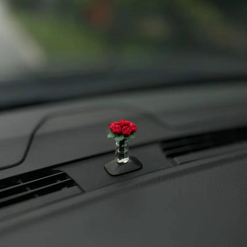 Mini Vase à roses et tournesol