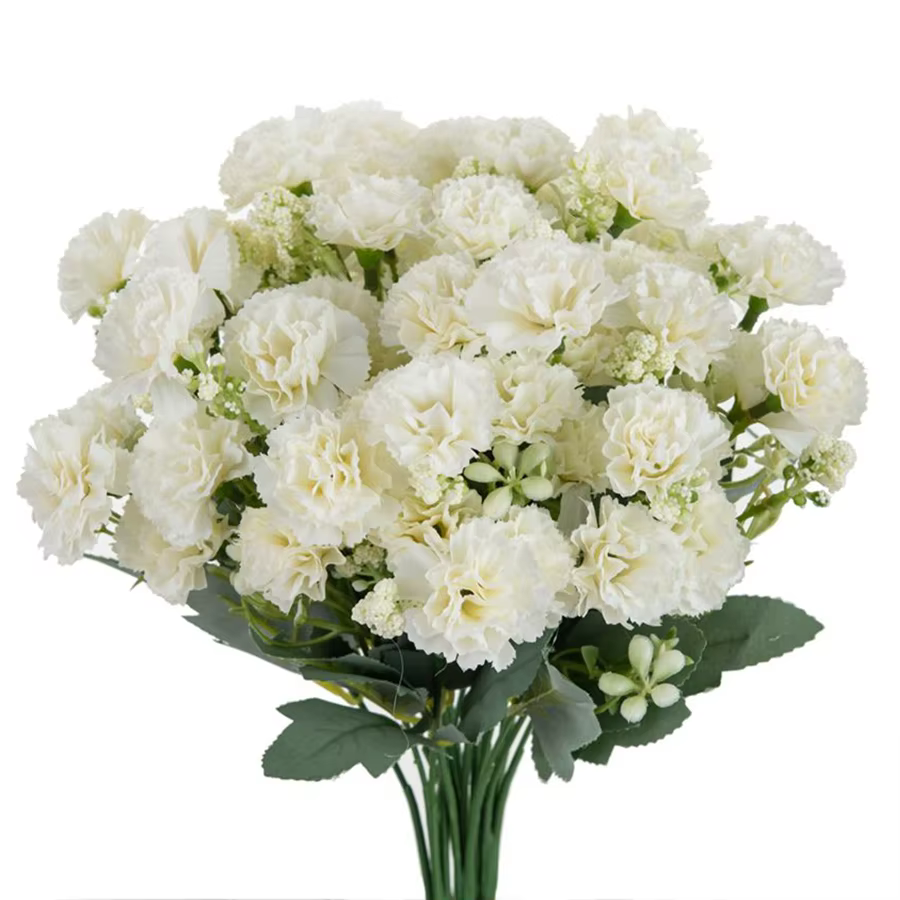 Guirlande d'oeillets de fleurs artificielles