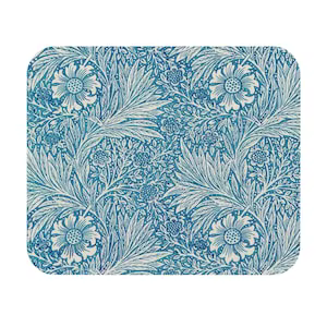 Tapis de souris avec plante de souci bleu