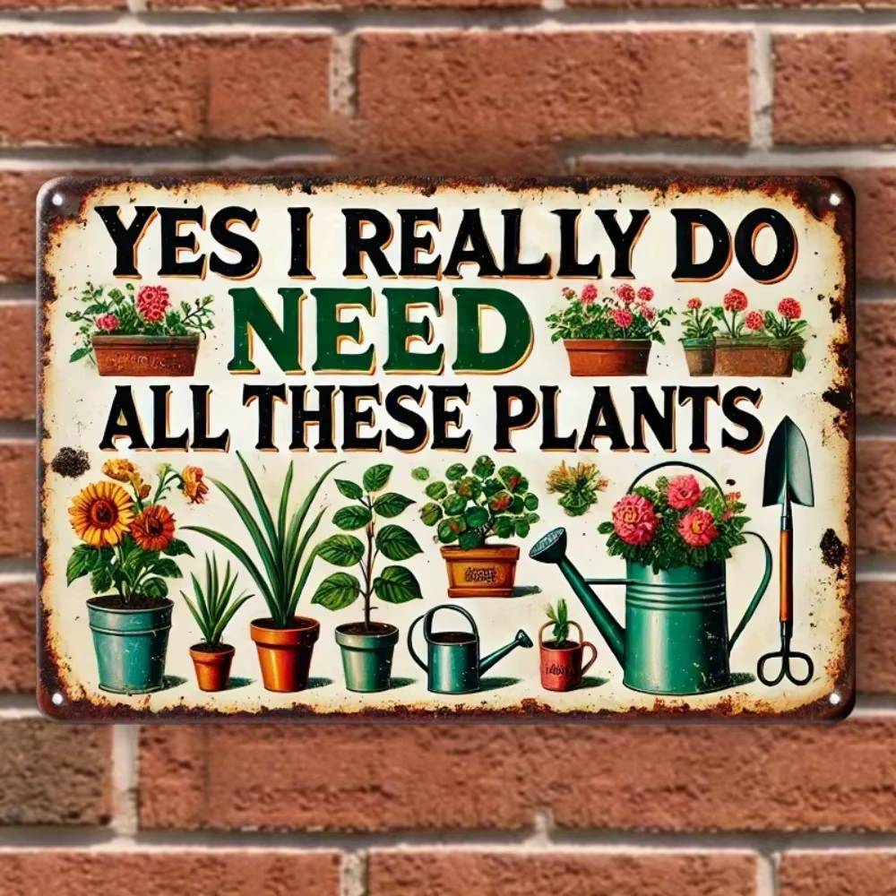HomePlantProDecor Panneau rustique "Yes