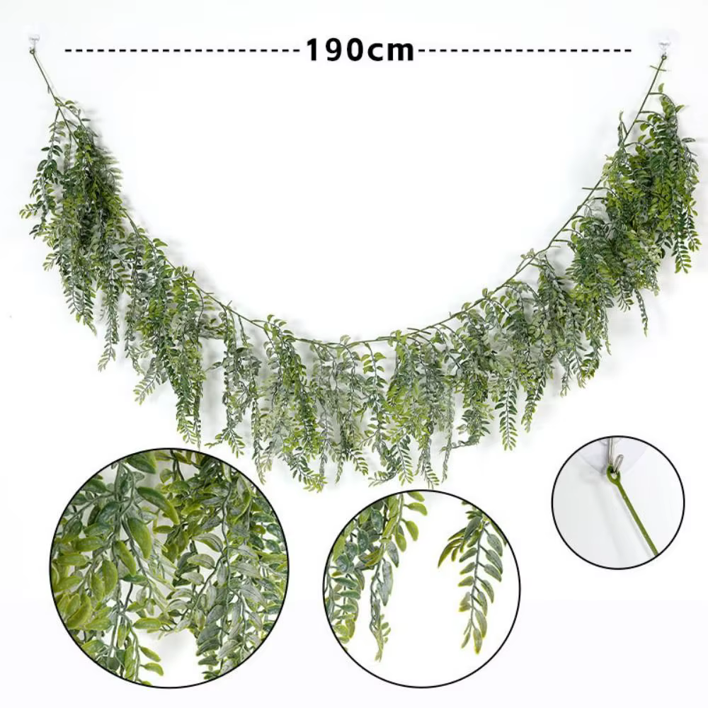 Plante artificielle verte en vigne de 190 cm
