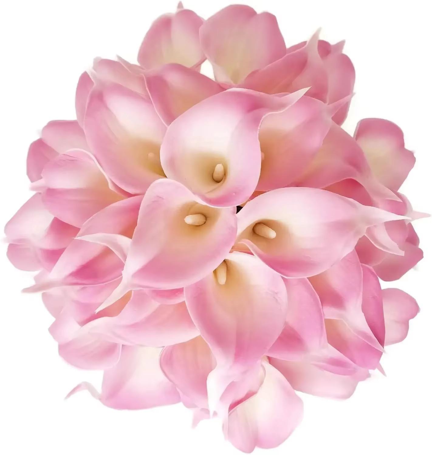 Fleurs de lys calla artificielles en latex PU Real Touch