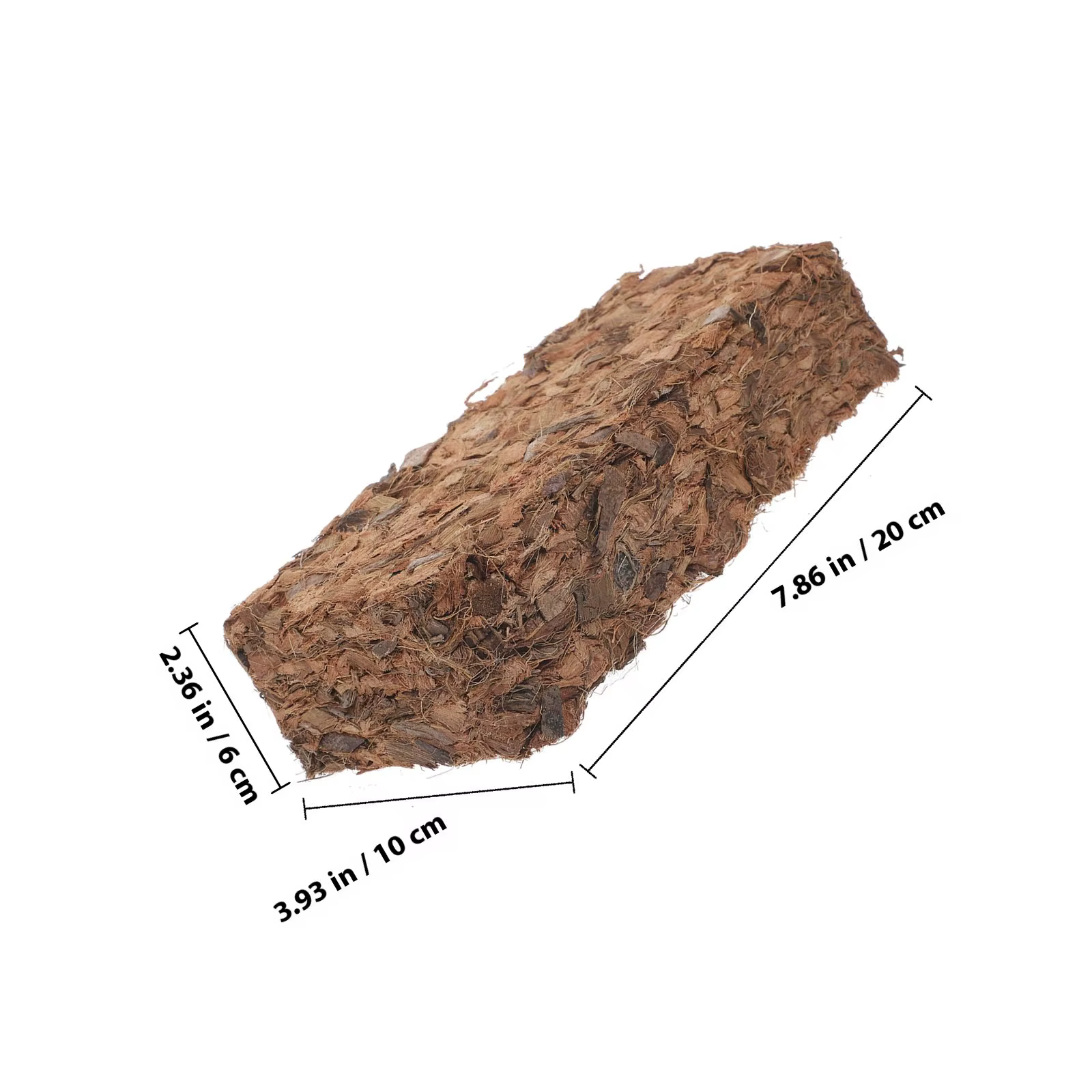 Bloc de terreau nutritif en fibre de coco pour pépinière