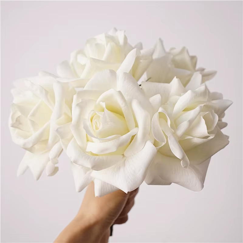 Fleurs artificielles 5 têtes
