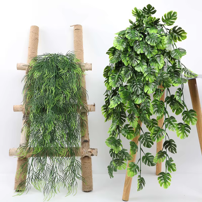 Plante artificielle persane feuilles de vigne vignes décor de chambre à coucher suspendus feuille en plastique herbe fête de mariage mur balcon décoration de la maison
