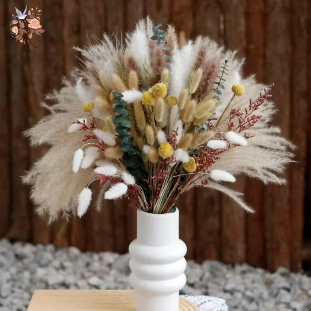 Bouquet de fleurs séchées naturelles