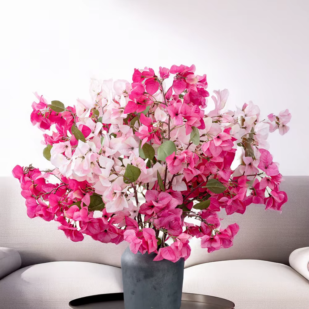 Fleurs artificielles de bougainville de 34 pouces