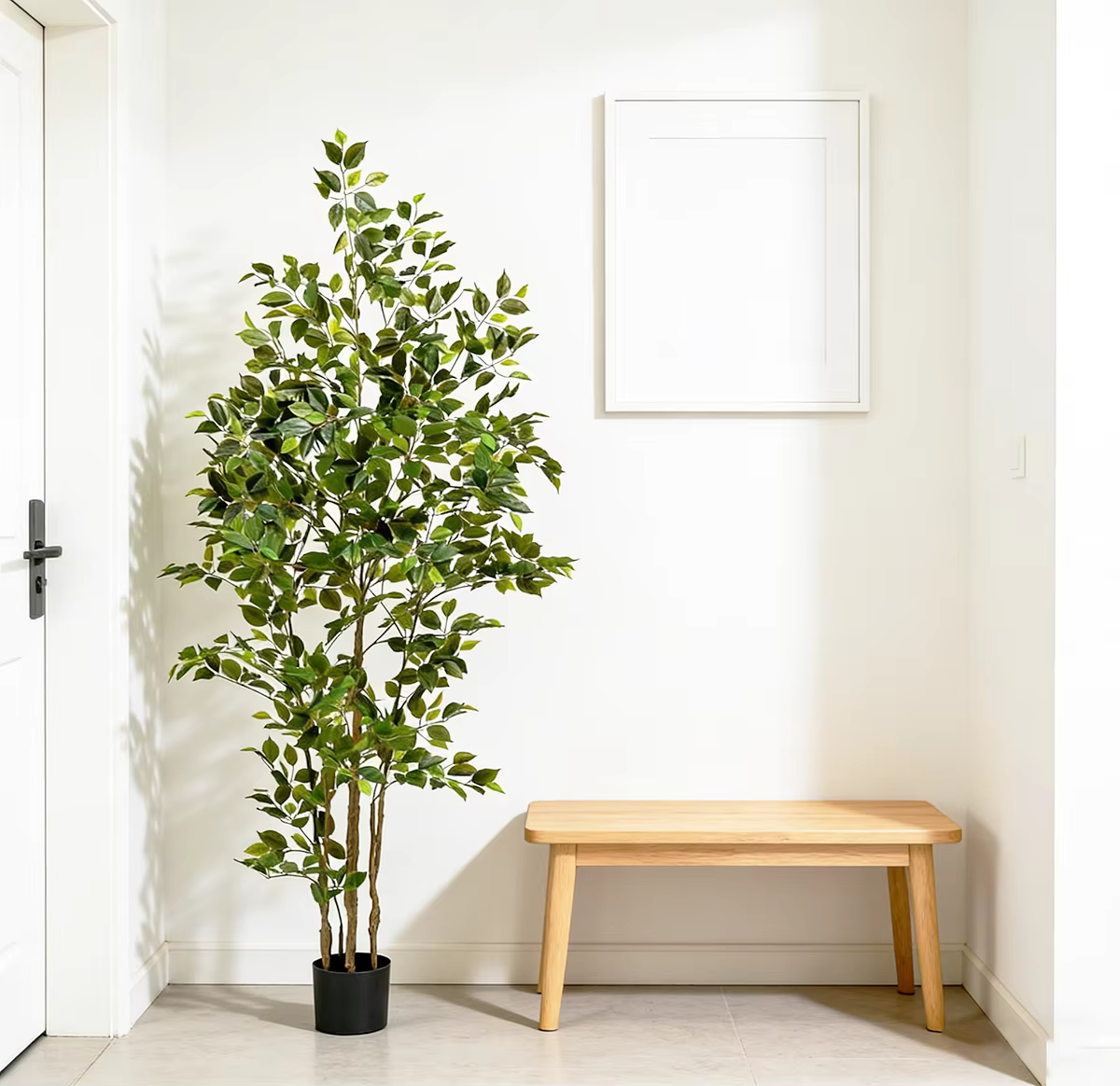 Ficus artificiel à faible entretien - Profitez d'une beauté persistante toute l'année