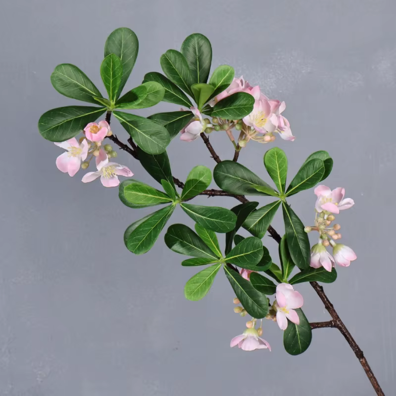 4 pièces de fleurs artificielles en soie