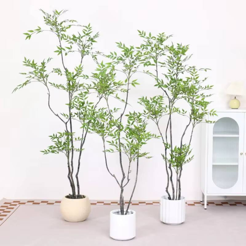 Plantes artificielles Nandina de 75 à 110 cm de hauteur