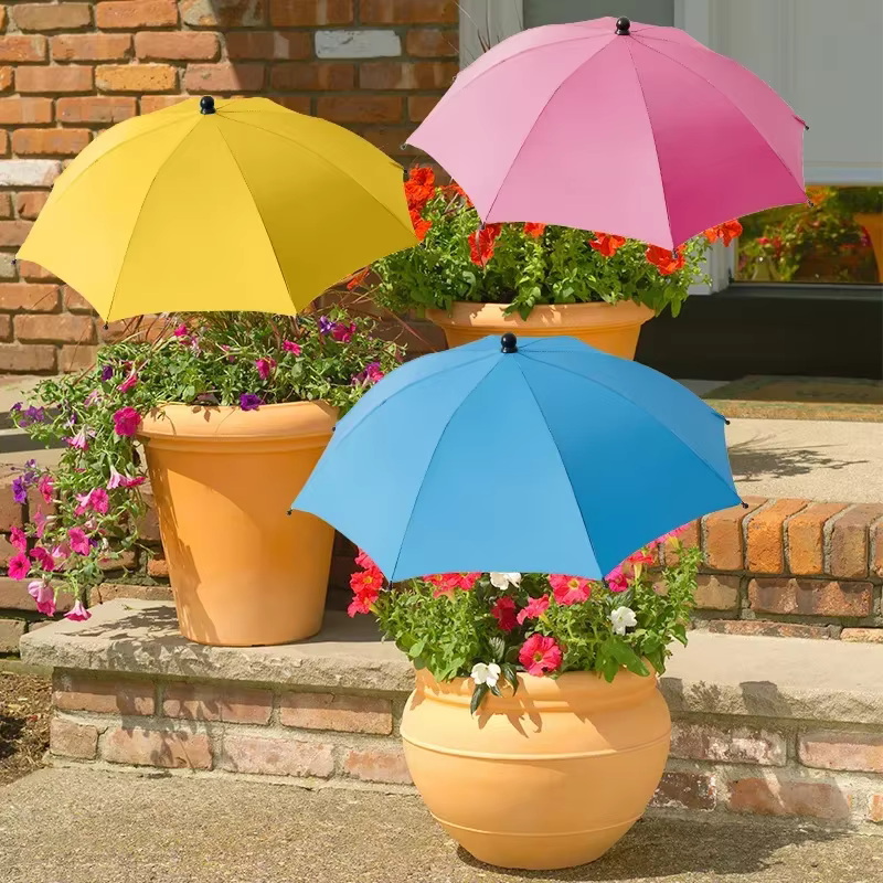 Parapluie d'ombrage pour plantes avec piquet métallique