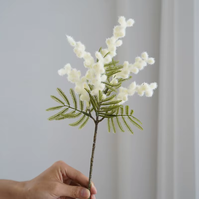Fausses fleurs artificielles en acacia