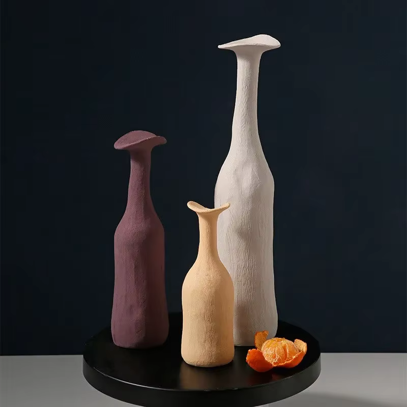 Petit vase en céramique de style nordique