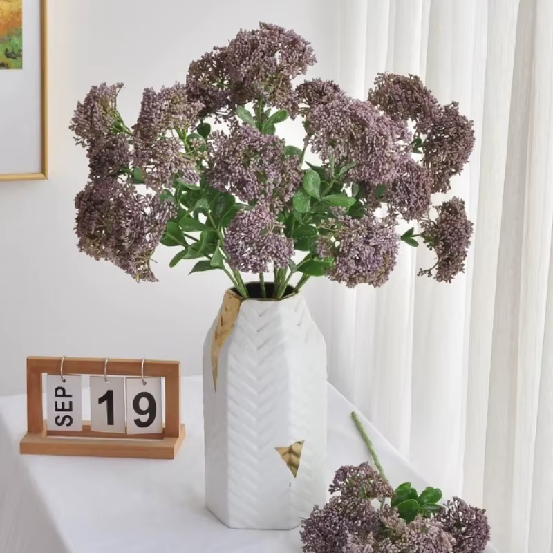 Fruits d'hortensia artificiels 58CM